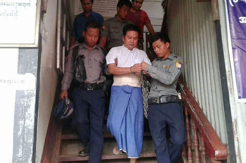 ဒီဗီြဘီ စီေဂ်သတင္းေထာက္ ကုိေအာင္စိုးမိုးကို အာမခံျဖင့္ ျပန္လႊတ္ေပး
