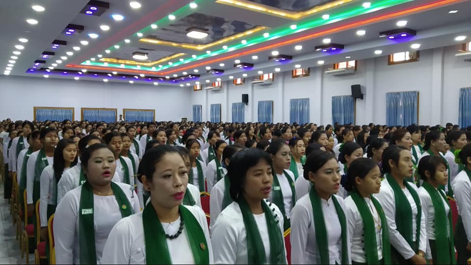 စစ္ကိုင္းတုိင္းႀကံ့ခုိင္ေရးပါတီ အမ်ိဳးသမီးညီလာခံအႀကိဳႏွီးေႏွာဖလွယ္ပြဲ ျပဳလုပ္