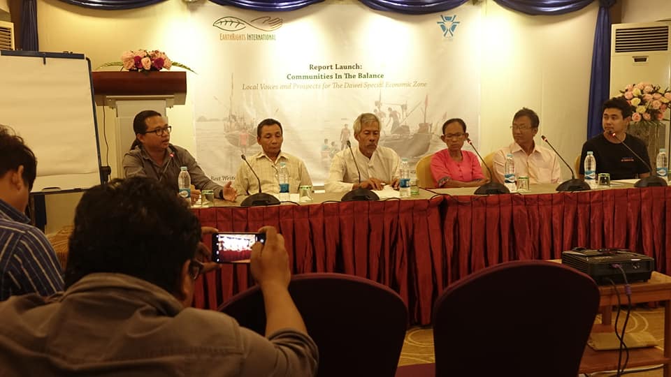 ထားဝယ္အထူးစီးပြားေရးဇုန္စီမံကိန္းေဒသက လူထုအသံ အစီရင္ခံစာထုတ္ျပန္