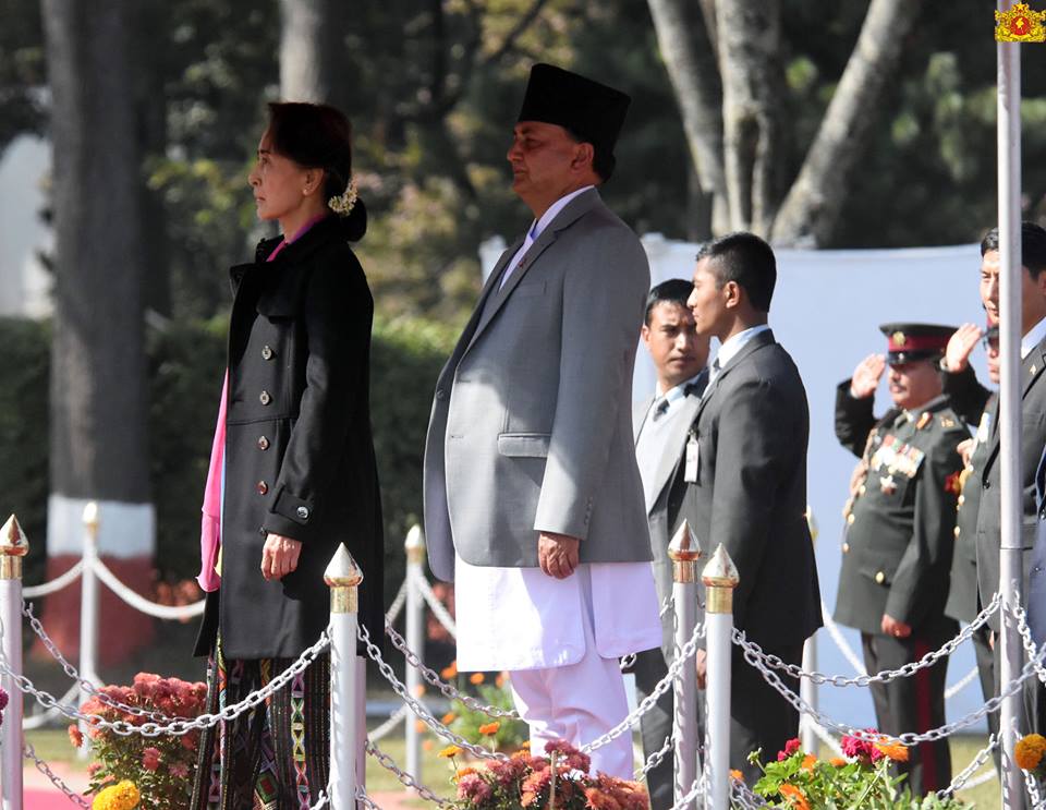 ျမန္မာ-နီေပါ စီးပြားေရး ပုိမုိပူးေပါင္းေဆာင္ရြက္မည္ဟု ႏိုင္ငံေတာ္အတိုင္ပင္ခံပုဂၢိဳလ္ေျပာ
