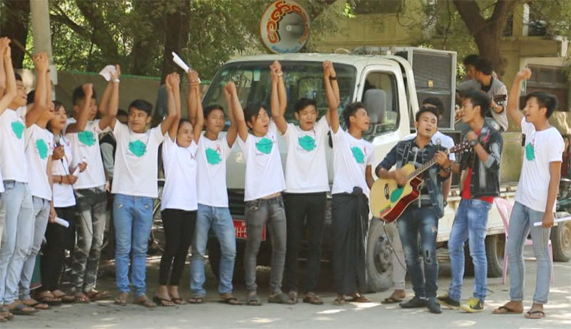 ေရစႀကဳိလူငယ္မ်ား ကမၻာ့ေအအိုင္ဒီအက္စ္ေန႔ အႀကဳိလႈပ္ရွားမႈ စတင္
