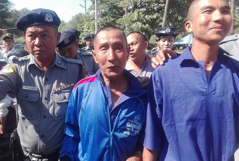 ဘိလပ္ေျမစက္႐ံုစီမံကိန္​း ဖ်က္သိမ္းရန္ ေတာင္းဆိုသည့္ ေတာင္သူ ၅ ဦးကို ဖမ္းဆီး႐ံုးထုတ္