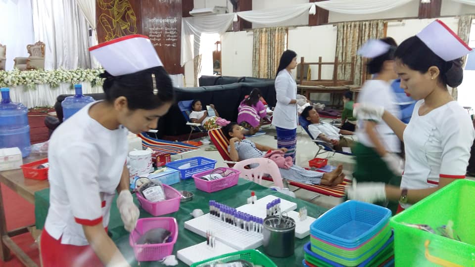 မႏၱေလးေဆး႐ုံႀကီးတြင္ ၁ ႏွစ္ကုိ ေသြးယူနစ္ ၅၀၀၀၀ ေက်ာ္ အသုံးျပဳေနရ