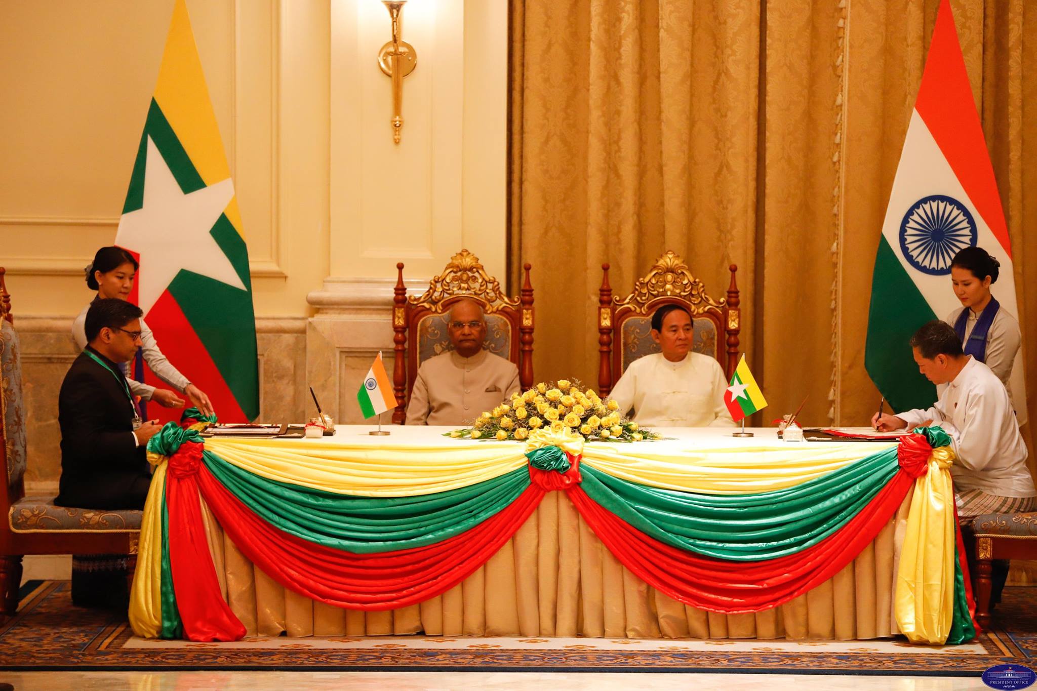 ျမန္မာ့ပဲမ်ိဳးစံုတင္ပို႔ေရး ျမန္မာႏွင့္အိႏိၵယ သမၼတတိို႔ ေဆြးေႏြး