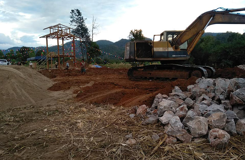 မိုင္းဖုံးဆရာေတာ္ တရားေဟာစင္ျမင့္ ဖ်က္ဆီးခဲ့မႈ ဝ တပ္ဖြဲ႔ ျပန္ေတာင္းပန္