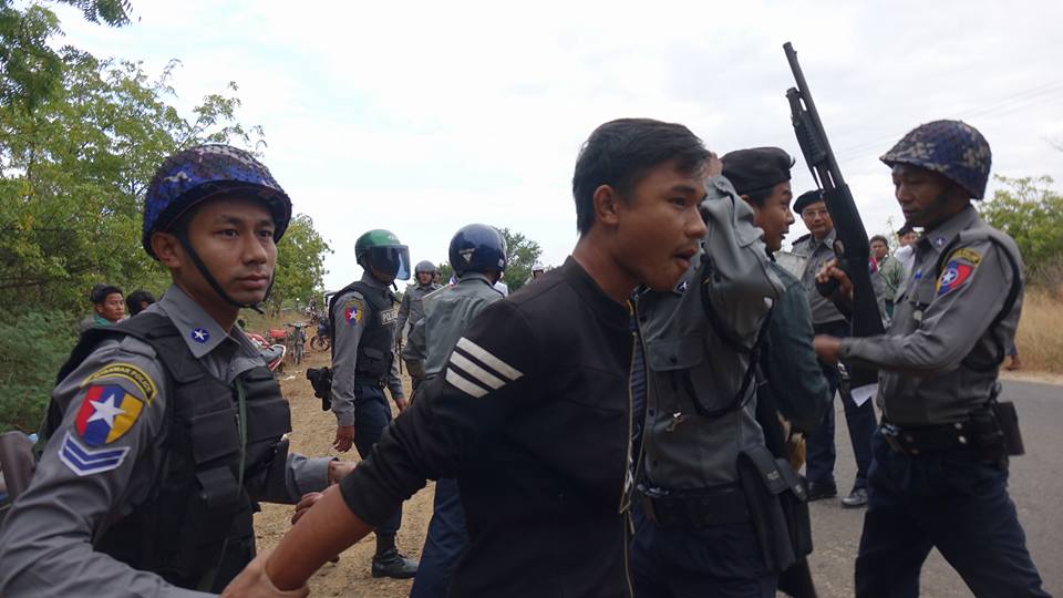 ပုဂံသရပါဟိုတယ္ အလုပ္သမားသပိတ္စစ္ေၾကာင္းကုိ ရဲတပ္ဖြဲ႔ ၿဖိဳခြင္းဖမ္းဆီး (႐ုပ္သံ)