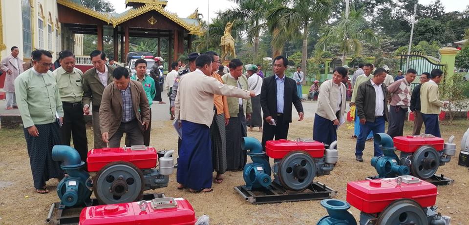 ကေလးၿမိဳ႕က ေရေဘးသင့္ ေက်းရြာ ၆၀ အတြက္ ေရတင္စက္မ်ား ေထာက္ပံ့