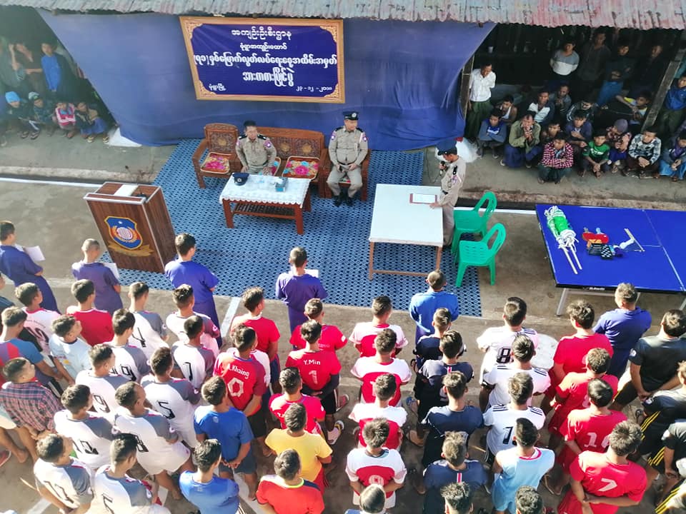 မံုရြာအက်ဥ္းေထာင္တြင္ လြတ္လပ္ေရးအထိမ္းအမွတ္ အားကစားပြဲက်င္းပ