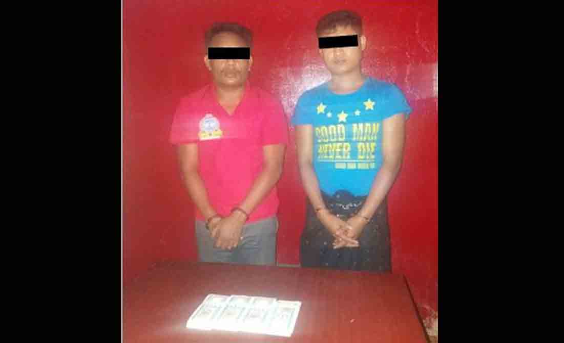 ထိုင္းႏိုင္ငံက ဝယ္ယူလာသည့္ က်ပ္ ၁၀၀၀၀ တန္အတုမ်ား သံုးစြဲသူ ၂ဦးကို ရန္ကုန္တြင္ဖမ္းမိ