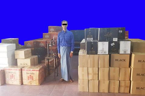 မႏၱေလးတြင္ ၀ီစကီအရက္အတု ပုလင္း ၅၀၀၀ ေက်ာ္ သိမ္းဆည္းရမိ