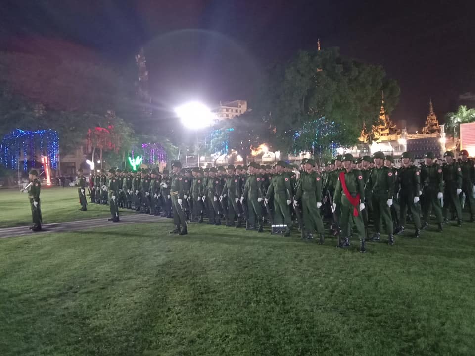 မဟာဗႏၶဳလပန္းၿခံတြင္ လြတ္လပ္ေရးေန႔ အခမ္းအနား က်င္းပ