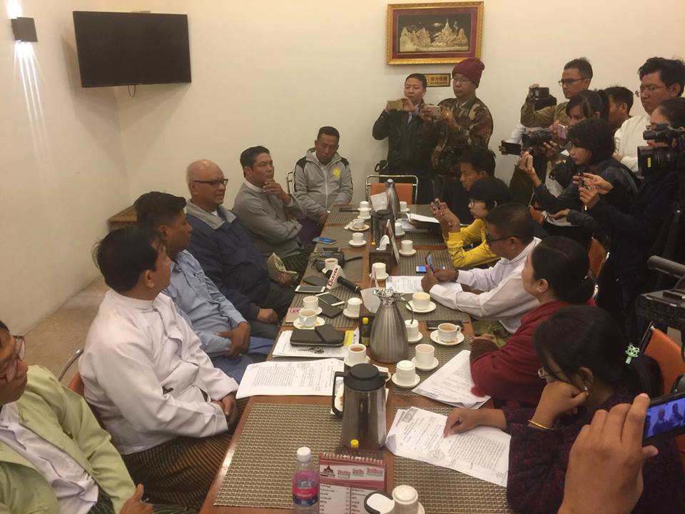 ႏုိင္ငံေရးပါတီအခ်ဳိ႕ႏွင့္ ဦးေအာင္ဆန္းဦး အေမြကိစၥ ေတြ႔ဆုံ