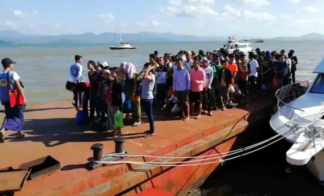 ထုိင္းအခ်ဳပ္ေထာင္က ျပန္လြတ္လာသည့္ ျမန္မာအလုပ္သမား ၇၅ ဦး ေနရပ္ျပန္