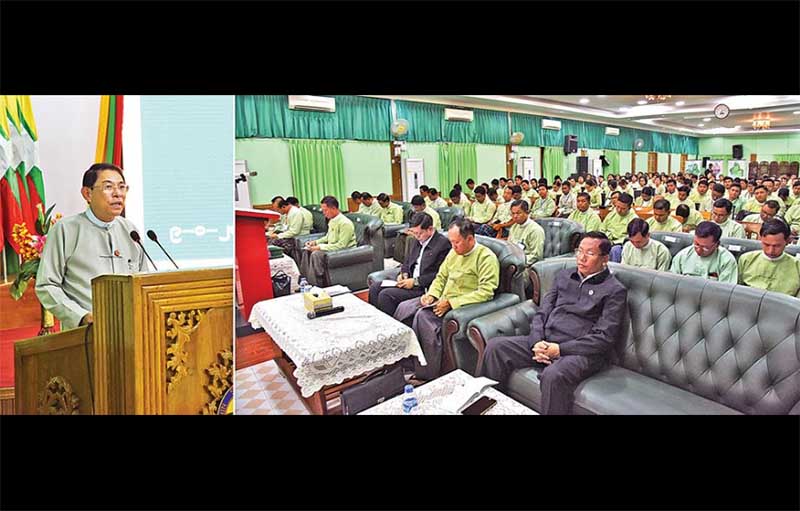 ‘ျပဳျပင္ေျပာင္းလဲမႈ စံနမူနာျပ ေထြအုပ္က’ဟု ဆိုႏိုင္ေအာင္ ႀကိဳးပမ္းရန္ ၀န္ႀကီးတိုက္တြန္း