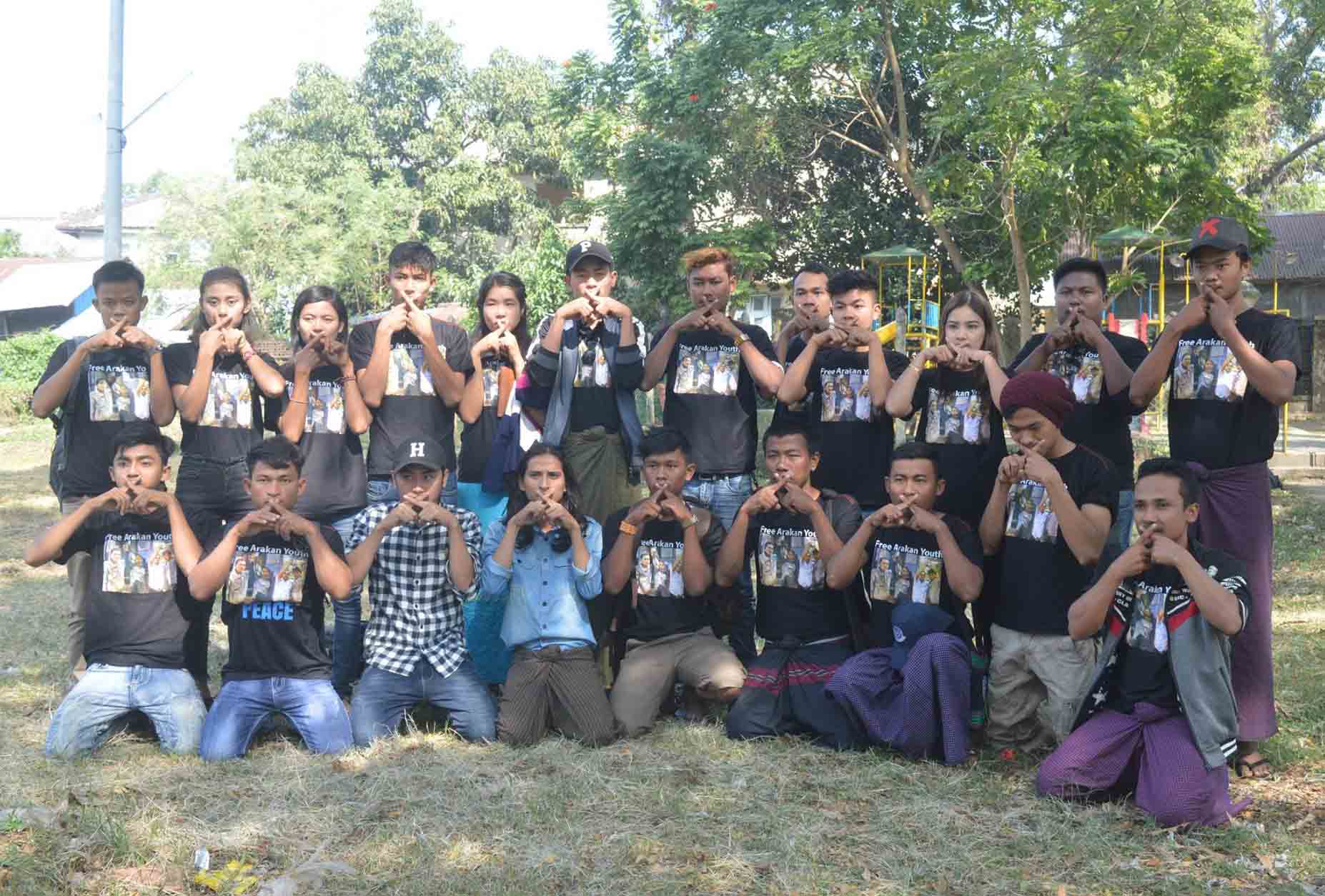 ဖမ္းဆီးခံရခိုင္လူငယ္မ်ားကို လႊတ္ေပးရန္  စစ္ေတြၿမဳိ႕တြင္ ကန္ပိန္းျပဳလုပ္ေတာင္းဆို