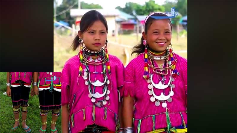 ကေယာလုိ႔ေျပာလုိက္ရင္ ဒူးမွာ ေၾကးကြင္းစြပ္၊ နားမွာ အေပါက္ႀကီးႀကီး ေဖာက္ထားတယ္