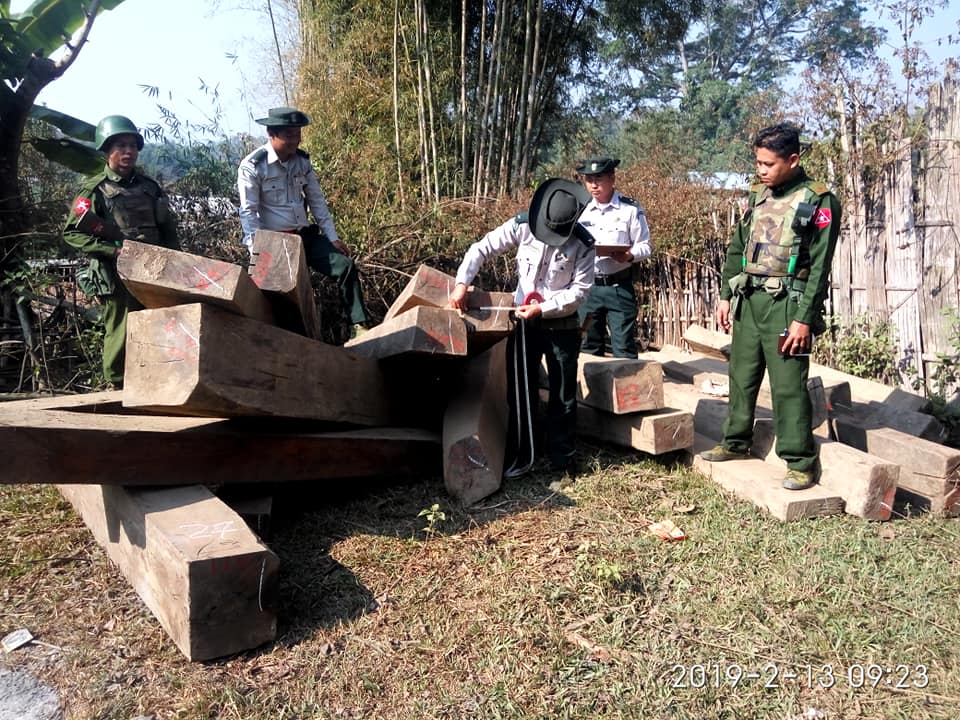 ရွမ္းျပည္နယ္ ၅ ၿမိဳ႕နယ္​တြင္ စီမံခ်က္​ျဖင့္ တရားမဝင္​သစ္​မ်ား ​ေဖာ္​ထုတ္​ဖမ္​းဆီး