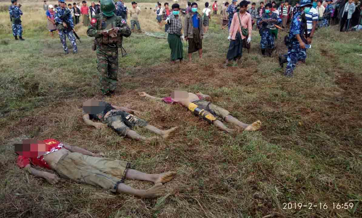 ေမာင္ေတာၿမိဳ႕နယ္ေျမာက္ပိုင္း သေဘၤာလွေက်းရြာမွ ေက်းရြာသား ၃ ဦး အသတ္ခံရ