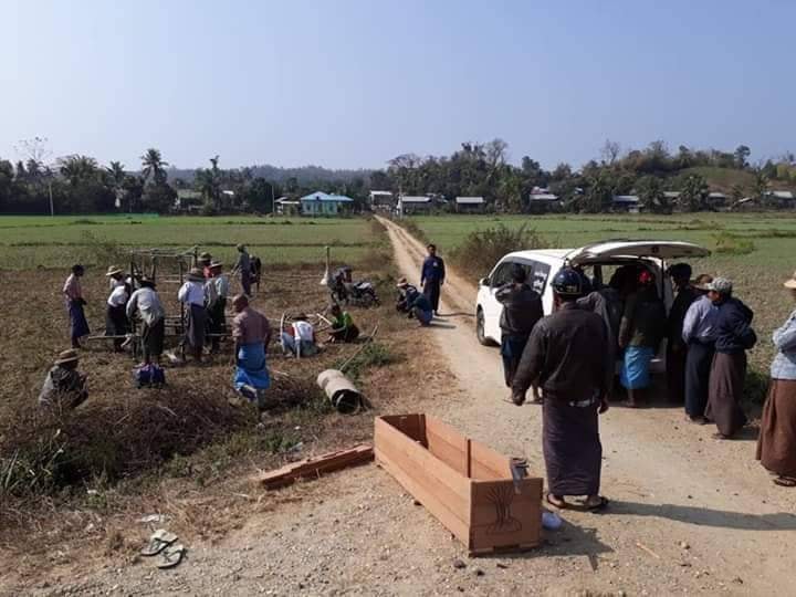 မင္းကင္းၿမဳိ႕နယ္တြင္  ေတာင္သူ ၁ ဦး မိုးႀကိဳးထိမွန္ေသဆံုး