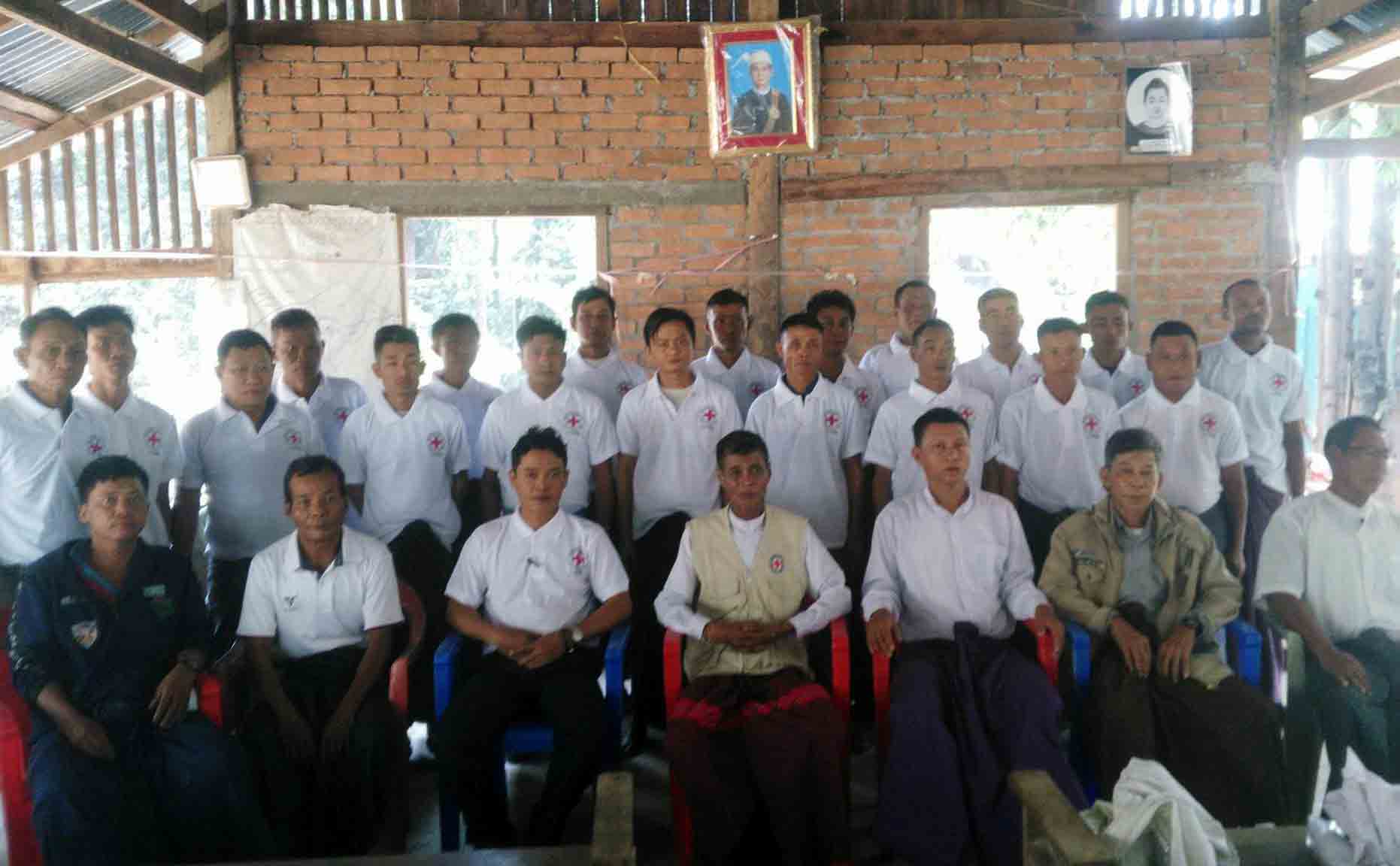 ျမန္မာႏိုင္ငံ၏ ပထမဆံုး  မသန္စြမ္း ၾကက္ေျခနီသူနာျပဳတပ္ဖြဲ႔  ဖြဲ႔စည္း