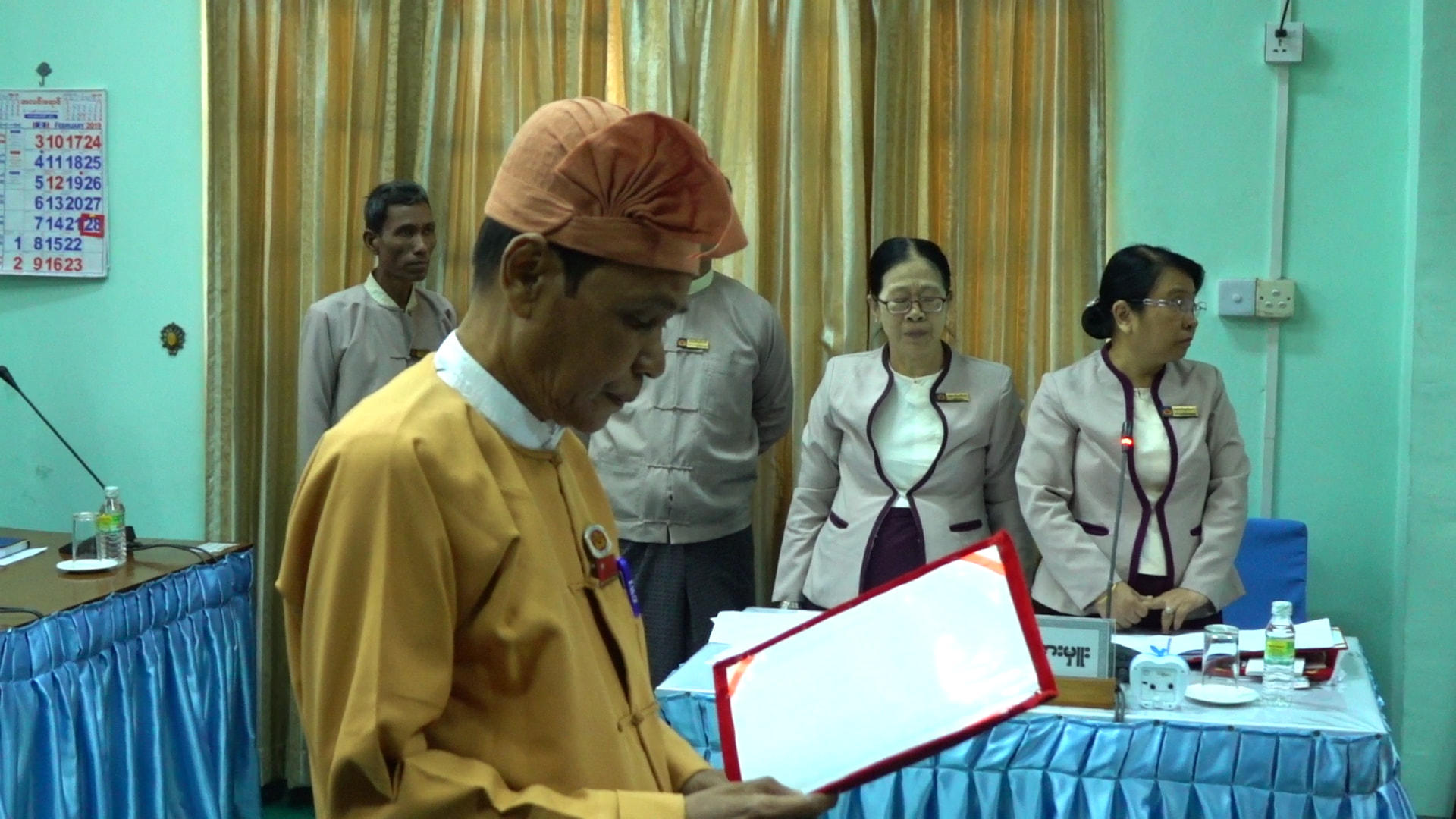 ဧရာဝတီတိုင္းလႊတ္ေတာ္ ဒုဥကၠ႒အျဖစ္ ဦးစန္းေထြးကို တင္ေျမႇာက္