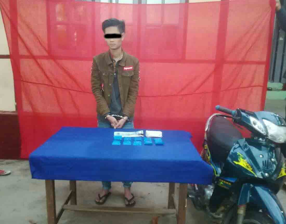 မိုးညႇင္းတြင္ ဂ်ီတီအိုင္ေက်ာင္းသားႏွင့္ အမက ေက်ာင္းအုပ္ဆရာတုိ႔ထံမွ မူးယစ္ေဆးမ်ား ဖမ္းမိ