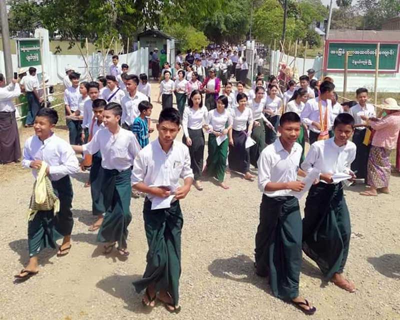 ပဲခူးတိုင္းတြင္ စိတ္ႀကိဳက္ျမန္မာစာ ေျဖဆိုသူ မရွိ