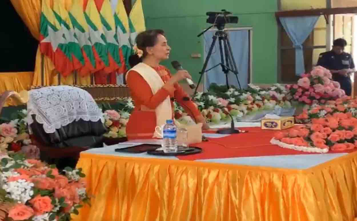 ျမစ္ဆံုကိစၥအစိုးရဆံုးျဖတ္ၿပီးပါက ျပည္သူကိုတင္ျပမည္ဟု ေဒၚေအာင္ဆန္းစုၾကည္ ေျပာ