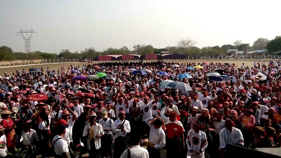 ဖြဲ႔စည္းပုံအေျခခံဥပေဒ ျပင္ဆင္ေရး ဝမ္းတြင္းတြင္ လူထုေထာက္ခံပြဲ က်င္းပ