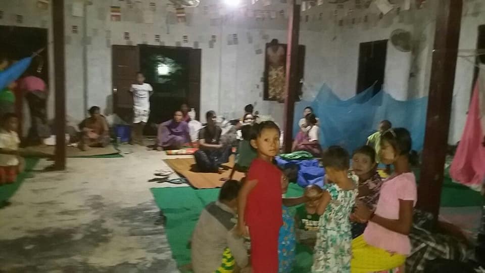 ဘူးသီးေတာင္ၿမိဳ႕ေပၚတြင္ ရခိုင္စစ္ေဘးဒုကၡသည္ ၅၀၀ ေက်ာ္ ေရာက္ရွိခိုလံႈ