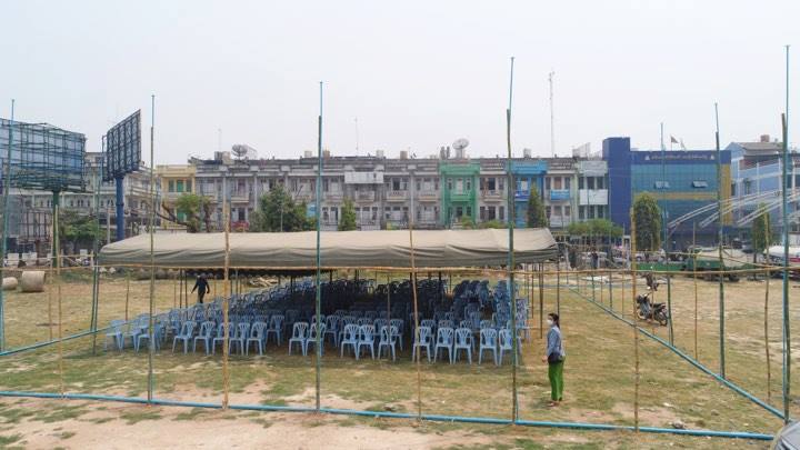 တာခ်ီလိတ္ၿမဳိ႕တြင္ မီးခိုးေငြ႔ကင္းလြတ္ဇုန္ ဖြင့္လွစ္၊ လာေရာက္သူနည္းပါး
