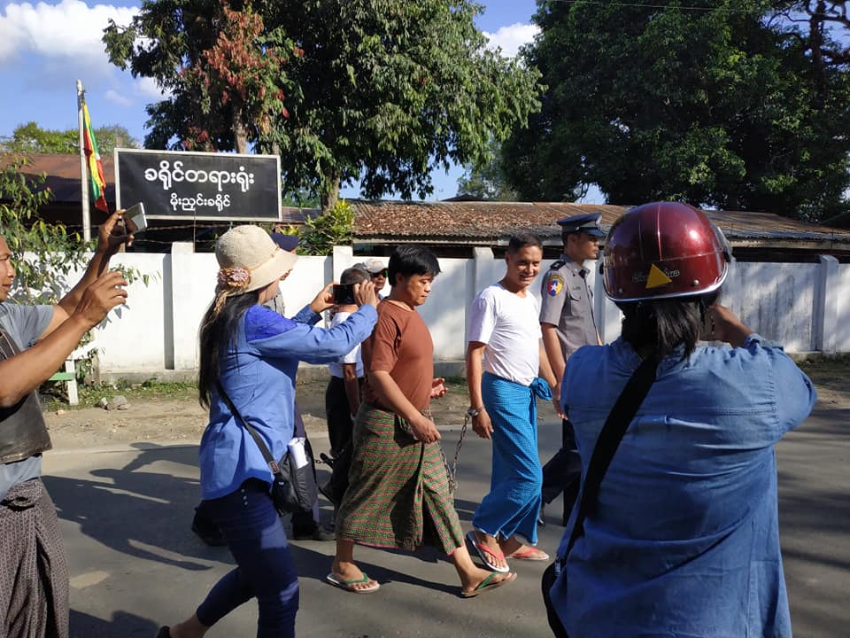 ABSDF ေျမာက္ပိုင္း ဒုဥကၠ႒ႏွင့္ တဦးကို ေထာင္ဒဏ္ ၂ ႏွစ္စီ ခ်မွတ္