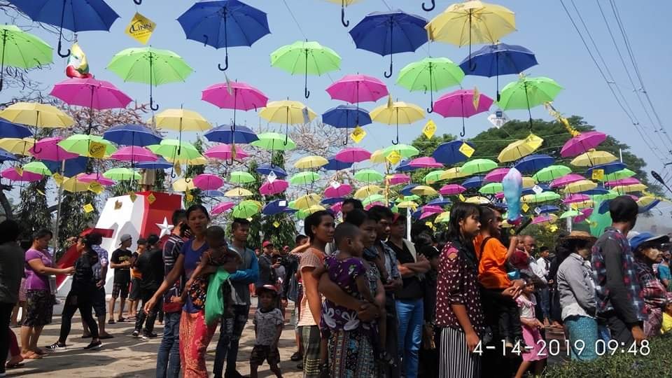 ေနျပည္ေတာ္ ပ်ဥ္းမနား သႀကၤန္အက်ေန႔ လမ္းေလွ်ာက္သၾကၤန္ (ဓာတ္ပုံ)