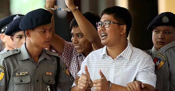 ျမန္မာသတင္းေထာက္ ကို၀လံုးႏွင့္ ကိုေက်ာ္စိုးဦးတို႔ ပူလစ္ဇာဆုရရွိ