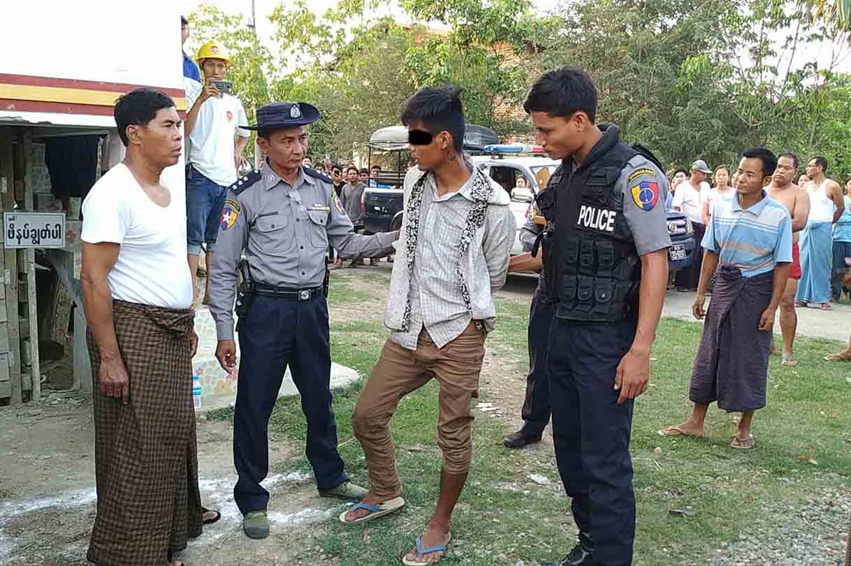သႀကၤန္ယိမ္းအကမယ္ ၂ ဦးအား ဓားျဖင့္ထိုးၿပီး ထြက္ေျပးသြားသူကုိ ဖမ္းမိ
