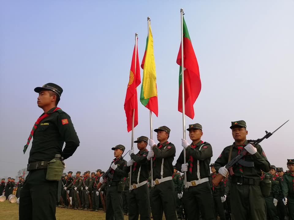 SSPP/SSA ရွမ္းျပည္တပ္မေတာ္ (၅၅)ႏွစ္ျပည့္ပြဲ ဝမ္ဟိုင္းစစ္ဌာနခ်ဳပ္၌ က်င္းပ (ဓာတ္ပံု)