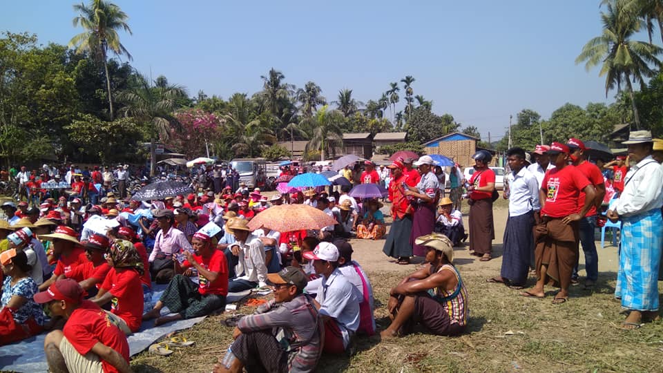 ဥကၠံၿမိဳ႕တြင္ ဖြဲ႔စည္းပံုျပင္ဆင္ေရး လူထုေထာက္ခံပြဲ ျပဳလုပ္