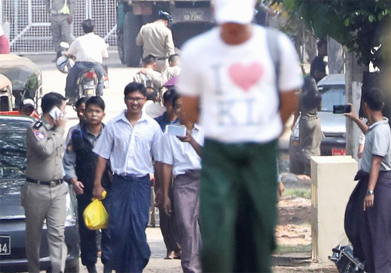 အက်ဥ္းသား ၆၅၀၀ ေက်ာ္ကို သမၼတ ျပန္လႊတ္ေပး၊ ႐ုိက္တာသတင္းေထာက္ ၂ ဦးပါဝင္