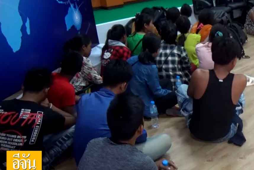 ခ်င္းမိုင္တြင္ ဘန္ေကာက္သြားမည့္ တရားမ၀င္ျမန္မာအလုပ္သမား ၆၀ ခန္႔ ဖမ္းမိ