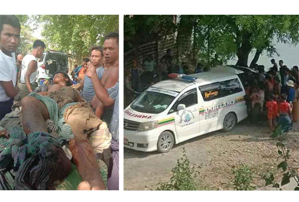 ဝါး​ေတာင္​စစ္​​ေဘး​ေရွာင္​စခန္​းမွ ဒုကၡသည္​တဦး မုိင္းထိမွန္