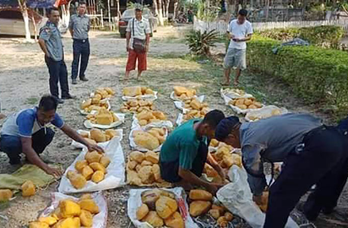 ေမာ္ဟန္ဘူတာတြင္ မီးရထားစက္ေခါင္းတြဲေပၚမွ ေက်ာက္စိမ္းအ႐ုိင္းတံုးမ်ား သိမ္းဆည္းမိ