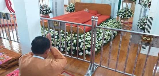 ၁၄ ရက္ၾကာမပုပ္မသုိးသည့္ ေအာင္သုခဓမၼရိပ္သာဆရာေတာ္ႀကီး ႐ုပ္ကလာပ္ေတာ္ကိစၥ အျငင္းပြား