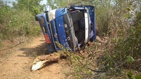 အင္းေတာ္တြင္ ေက်ာက္ကားတစီး တိမ္းေမွာက္၊ ၄ ဦး ေသဆုံး