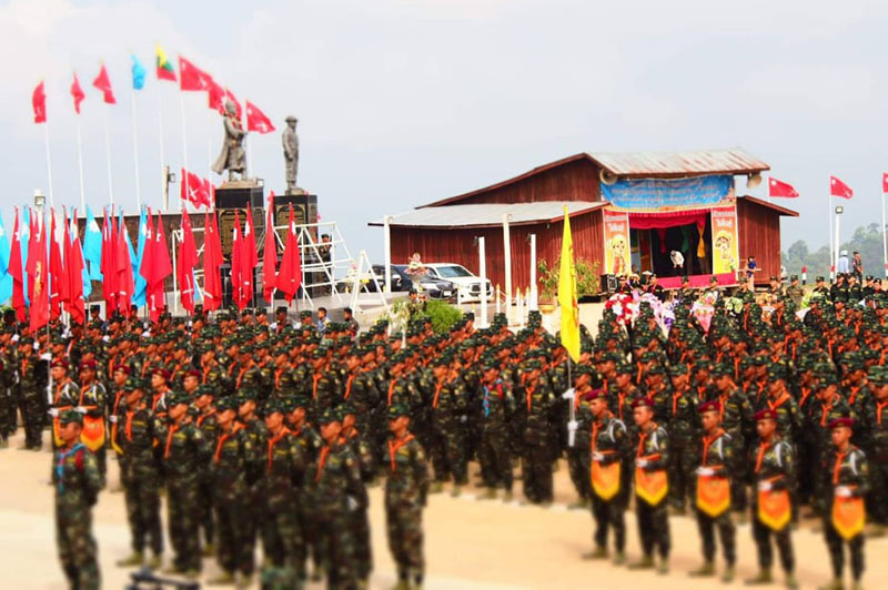 ၆၁ ႏွစ္ေျမာက္ ရွမ္းျပည္ေတာ္လွန္ေရးေန႔ အခမ္းအနား က်င္းပ