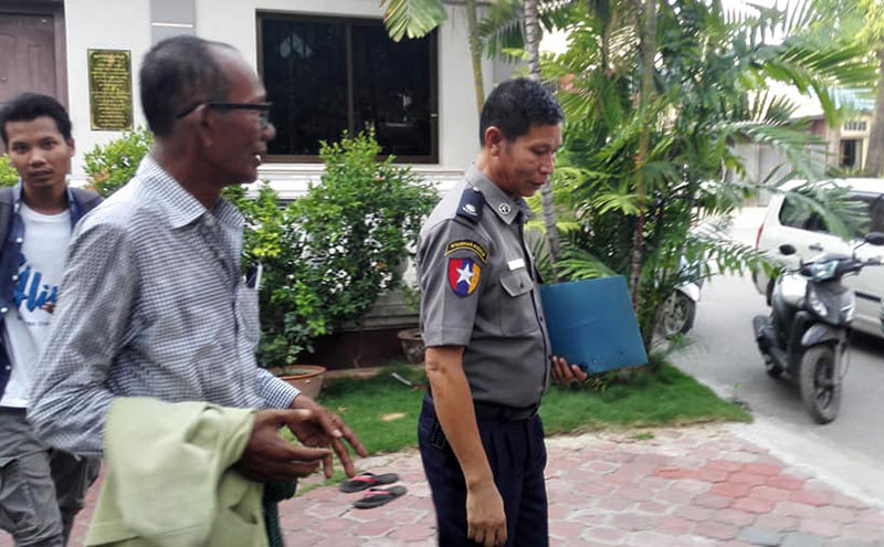ဦးဝီရသူကို ဖမ္းဝရမ္းထုတ္သည့္ကိစၥ ၿမိဳ႕နယ္သံဃနာယကအဖြဲ႔ထံ ရဲမႉးေလွ်ာက္ထား