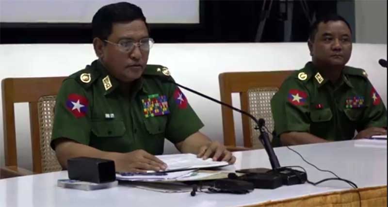 ရခုိင္တြင္ ေအေအအဖြဲ႔ အေျခစုိက္ျခင္း လုံး၀လက္မခံဟု တပ္မေတာ္ေျပာ