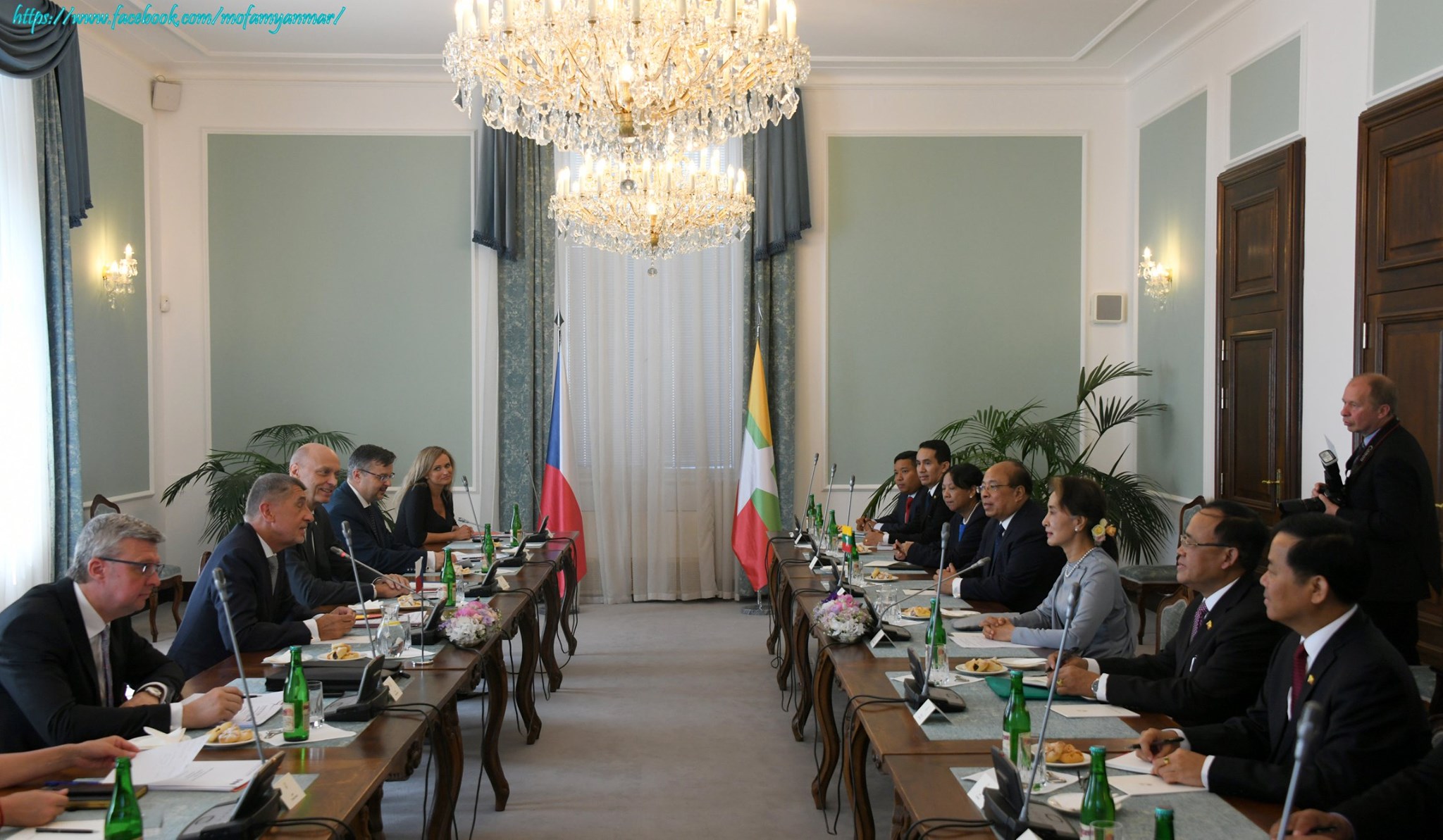 ျမန္မာႏွင့္ ခ်က္သမၼတႏိုင္ငံအၾကား စီးပြားေရးပူးေပါင္းေဆာင္႐ြက္မႈ ျမႇင့္တင္ရန္ေဆြးေႏြး