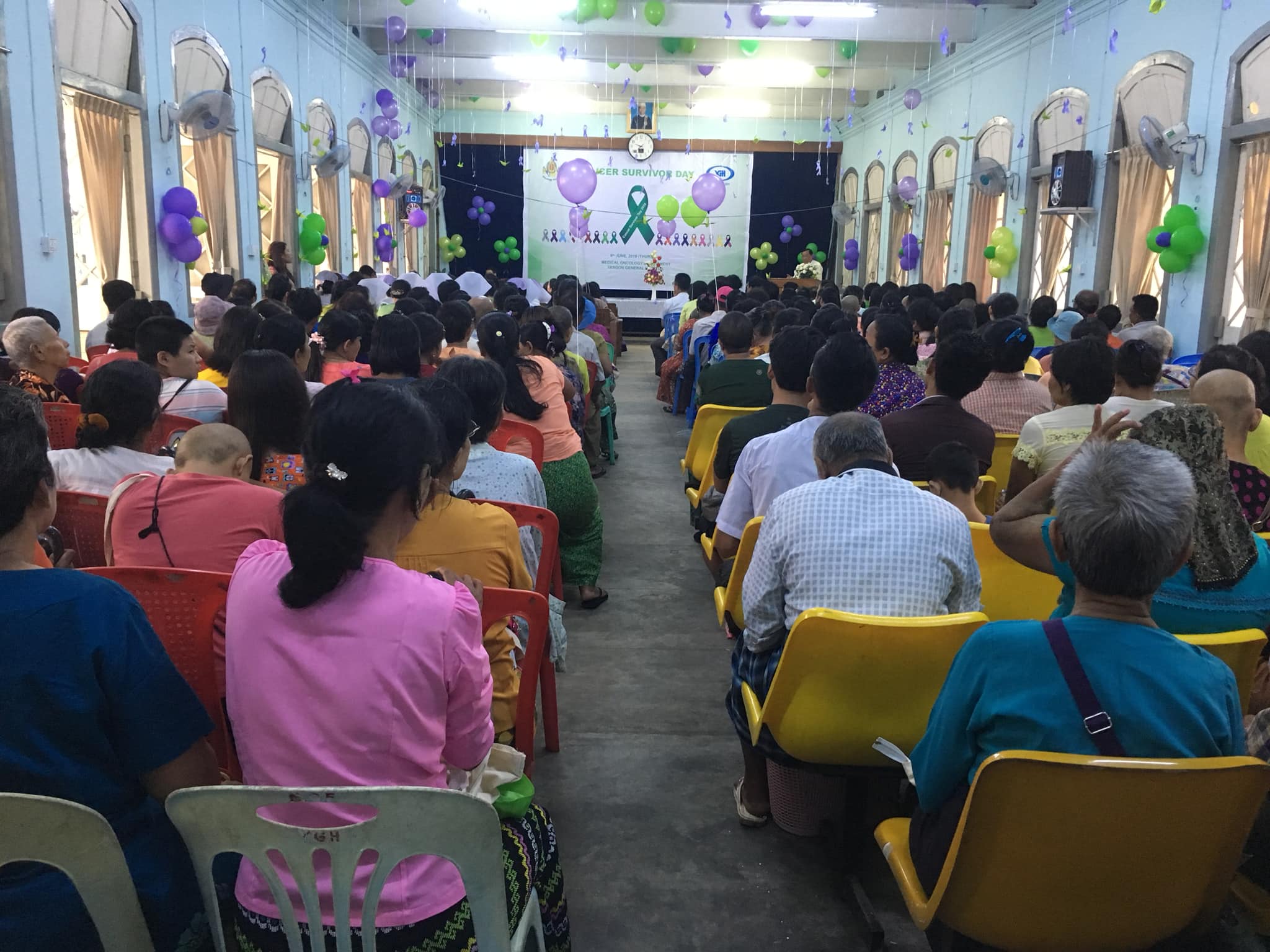 ကင္ဆာေပ်ာက္ကင္းသြားသည့္လူနာမ်ားအား ဂုဏ္ျပဳအခမ္းအနား ရန္ကုန္တြင္က်င္းပ