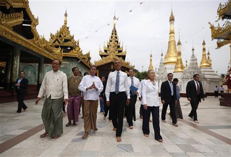 အေမရိကန္သမၼတ အုိဘားမား ခရီးစဥ္ (ဓာတ္ပုံ)