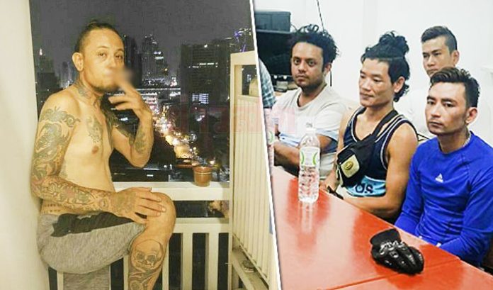 ဘန္ေကာက္ၿမဳိ႕လယ္ရွိ  ျမန္မာလူဆိုးဂိုဏ္းကို ၀င္ေရာက္စီးနင္း